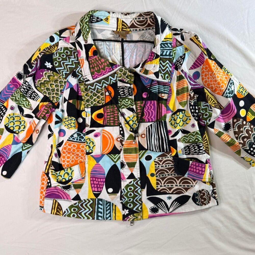 Peck-peck Women's Multi Jacket(426)
